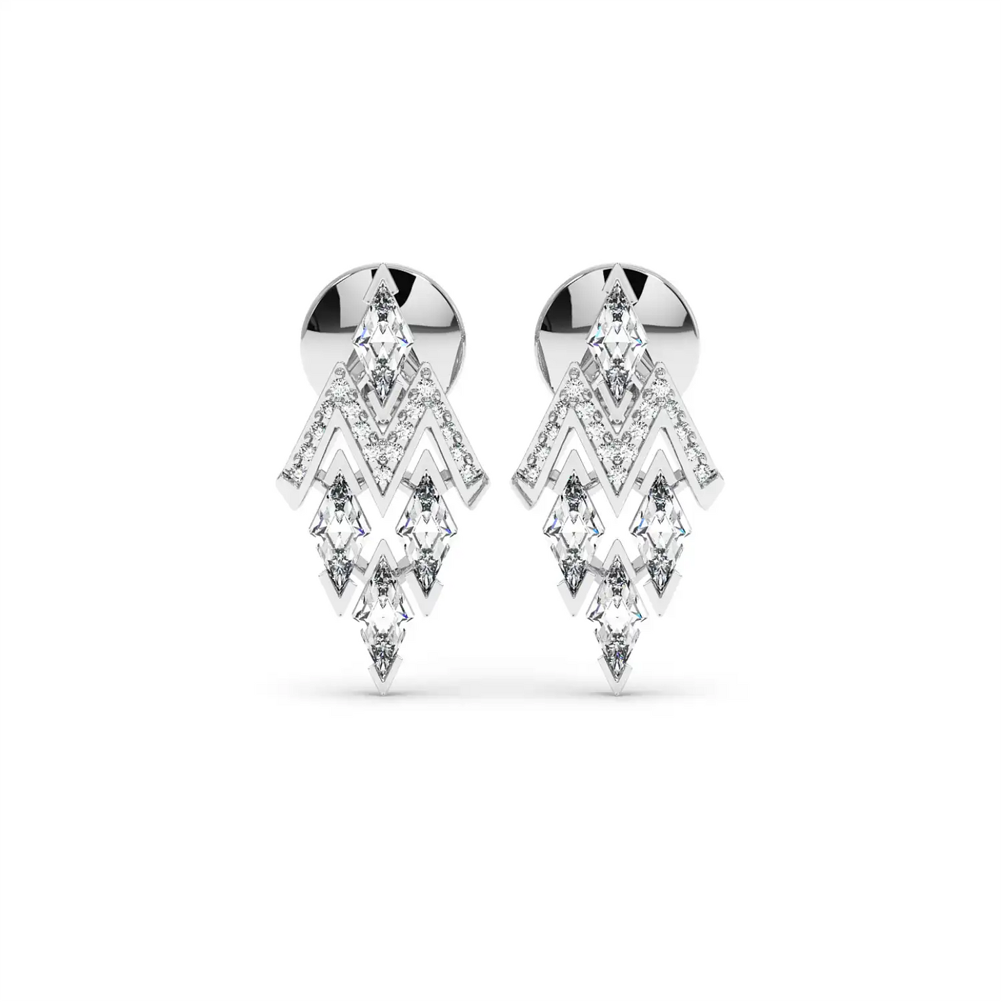 Fancy Earring - Long Lozenge
