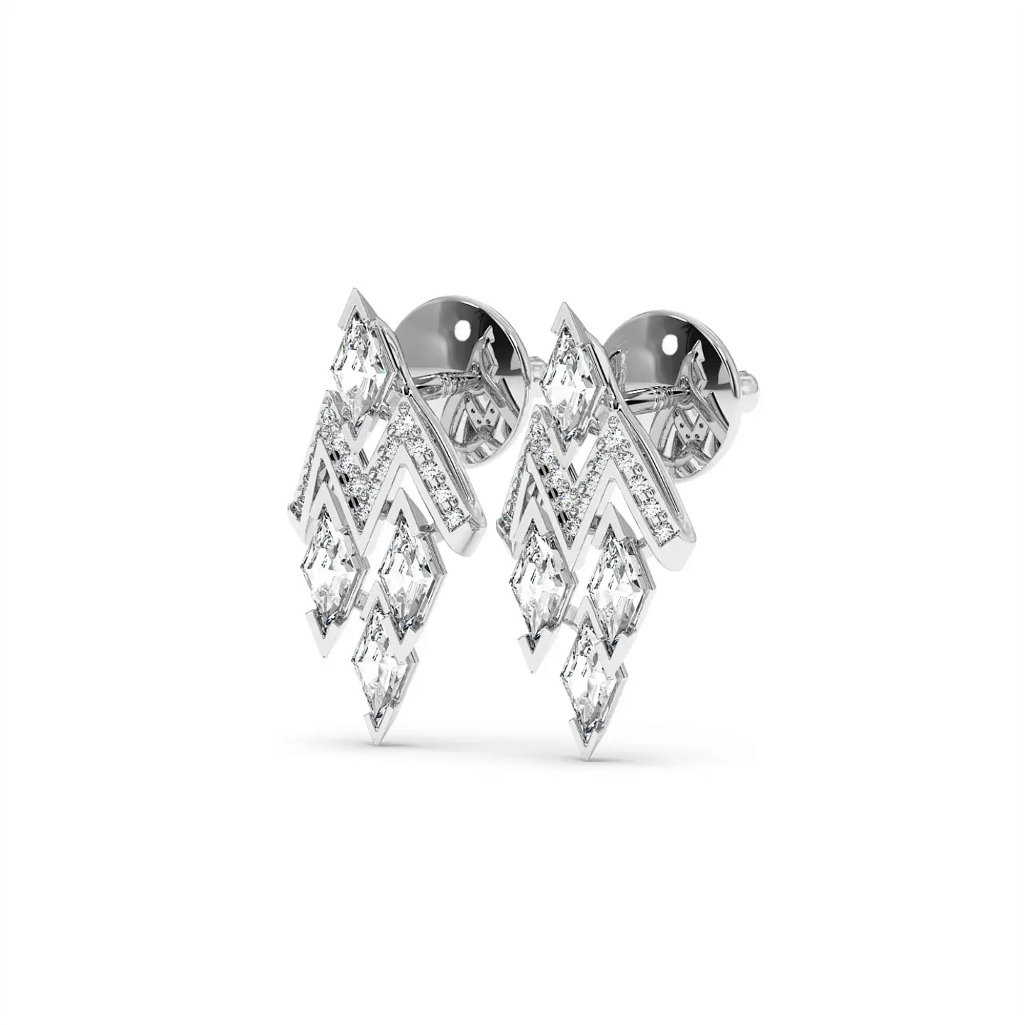 Fancy Earring - Long Lozenge