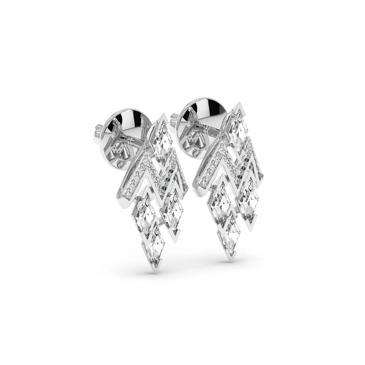 Fancy Earring - Long Lozenge