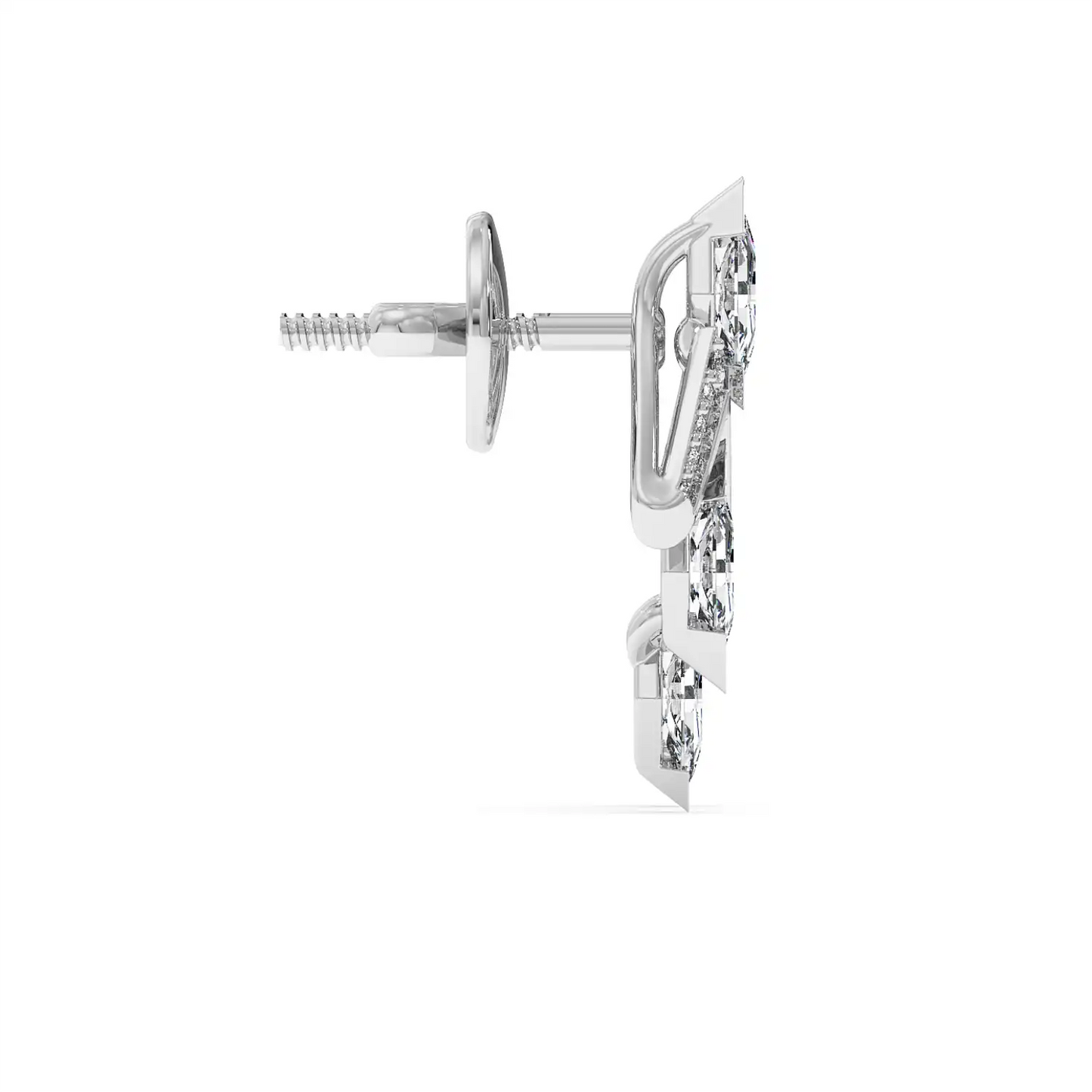 Fancy Earring - Long Lozenge