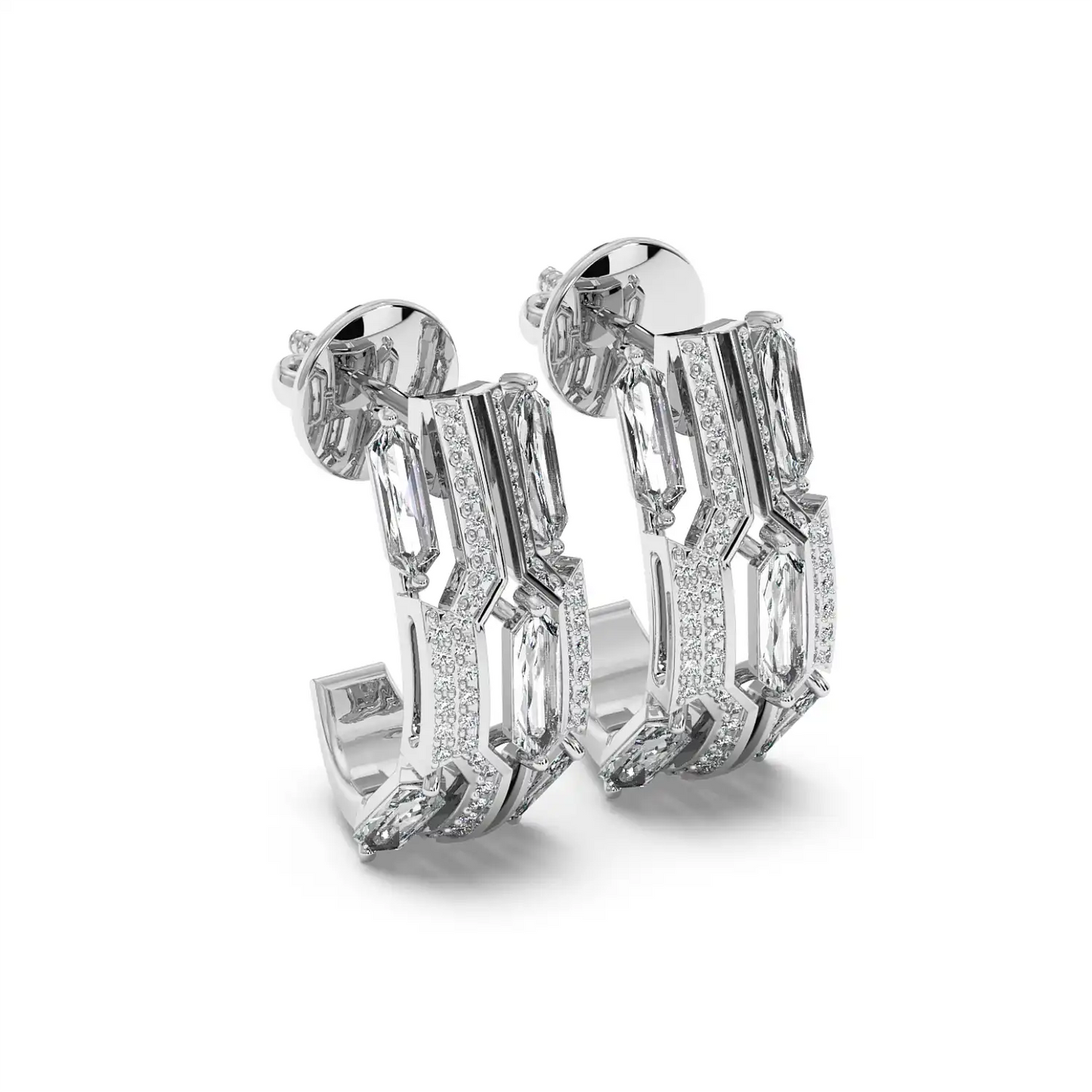 Obelisk Hexa Earrings
