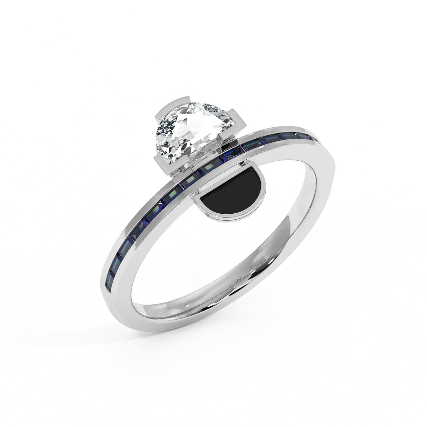 Lunar Split Ring