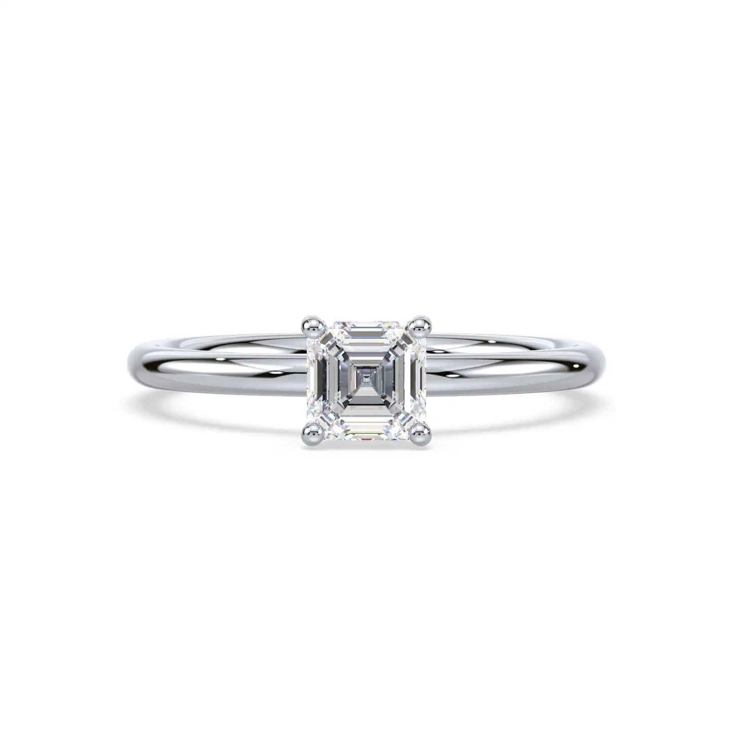 Solitaire Ring - Asscher