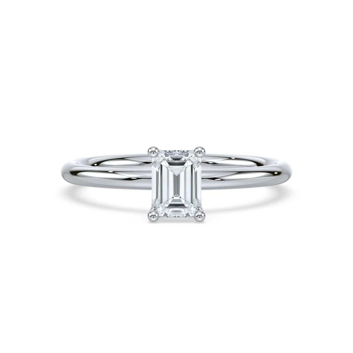 Solitaire Ring - Emerald