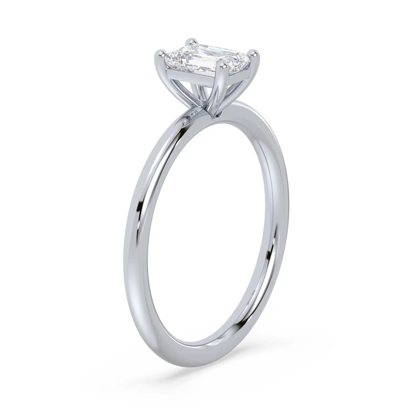 Solitaire Ring - Emerald