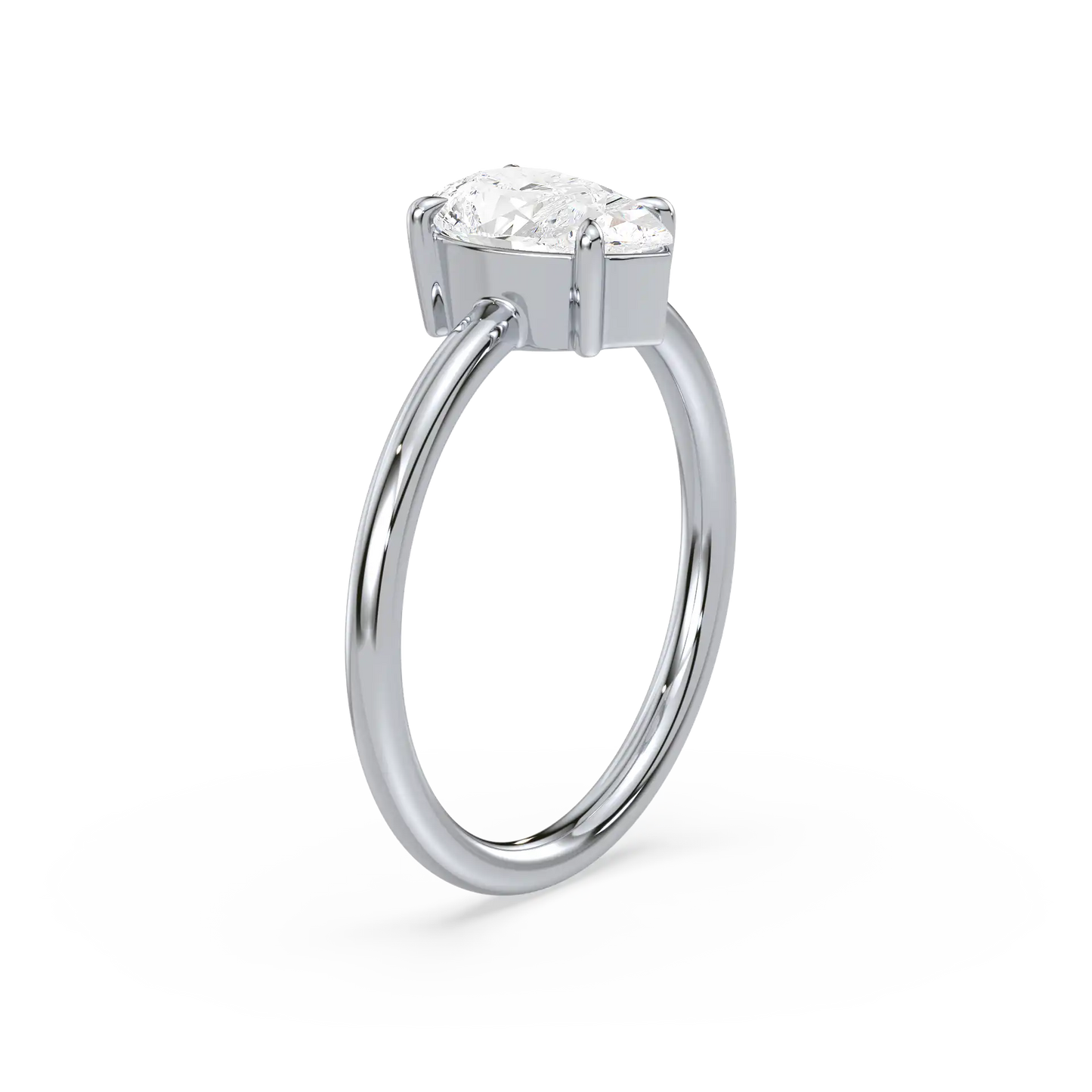 Solitaire Ring - Pear