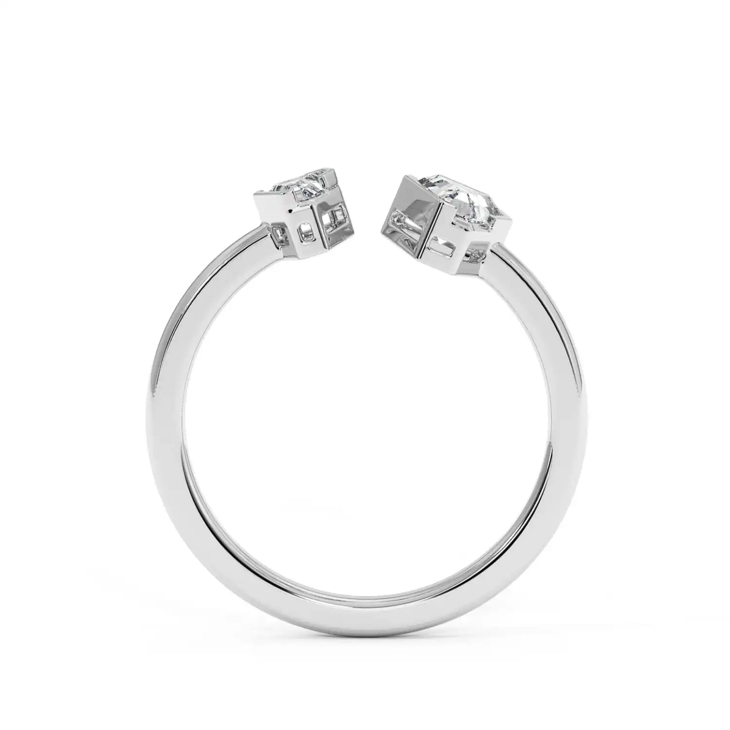 Two Stone Ring - Coffin