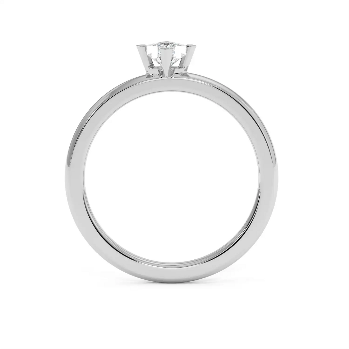 Solitaire Ring - Floral