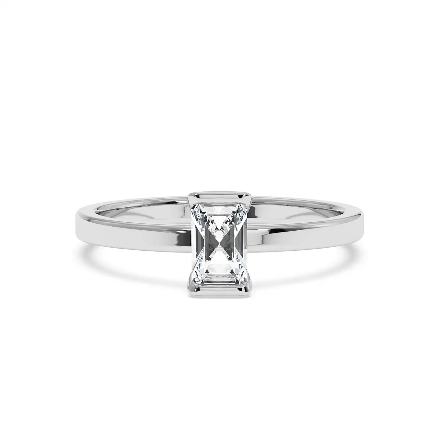 Solitaire Ring - Radiant