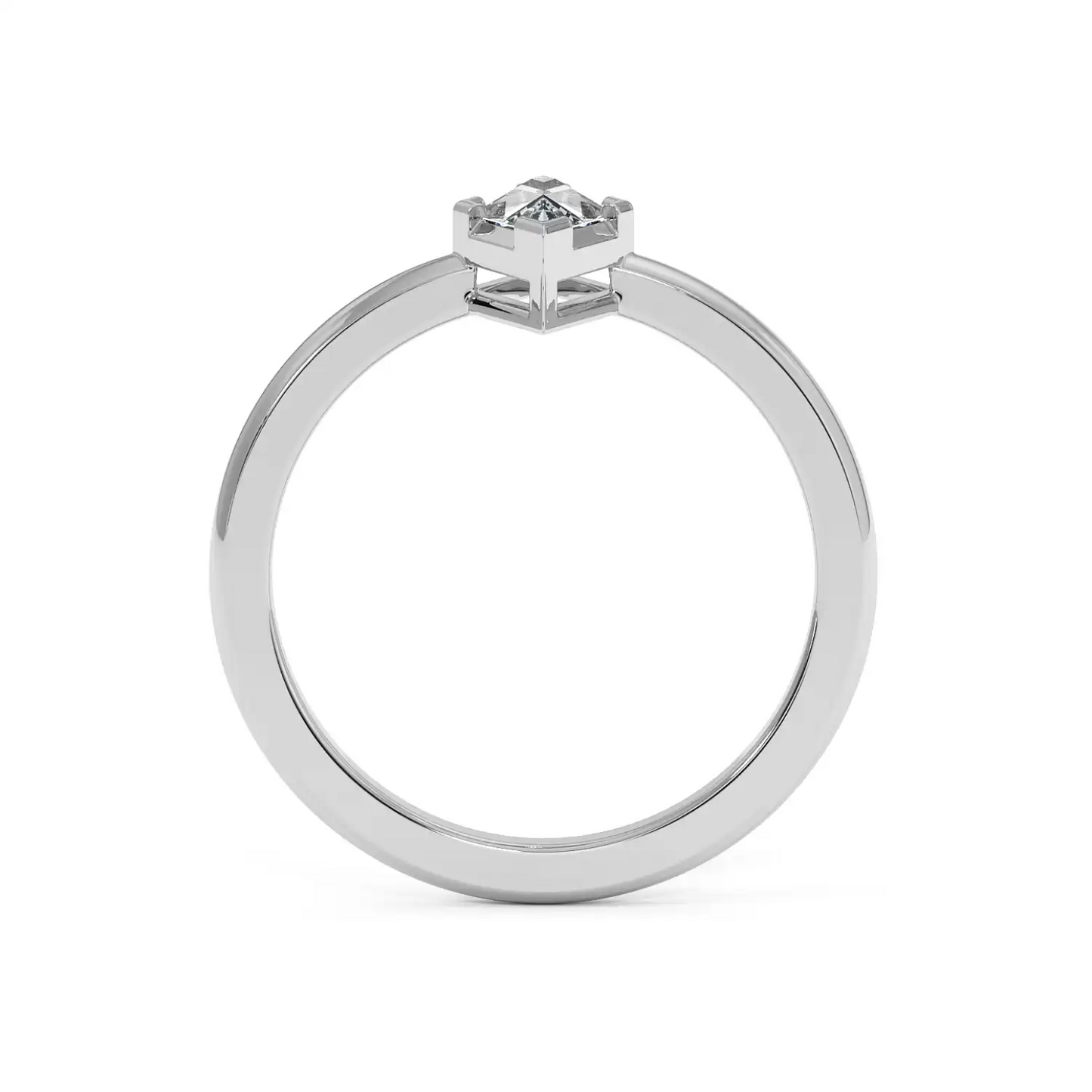 Solitaire Ring - Lozenge