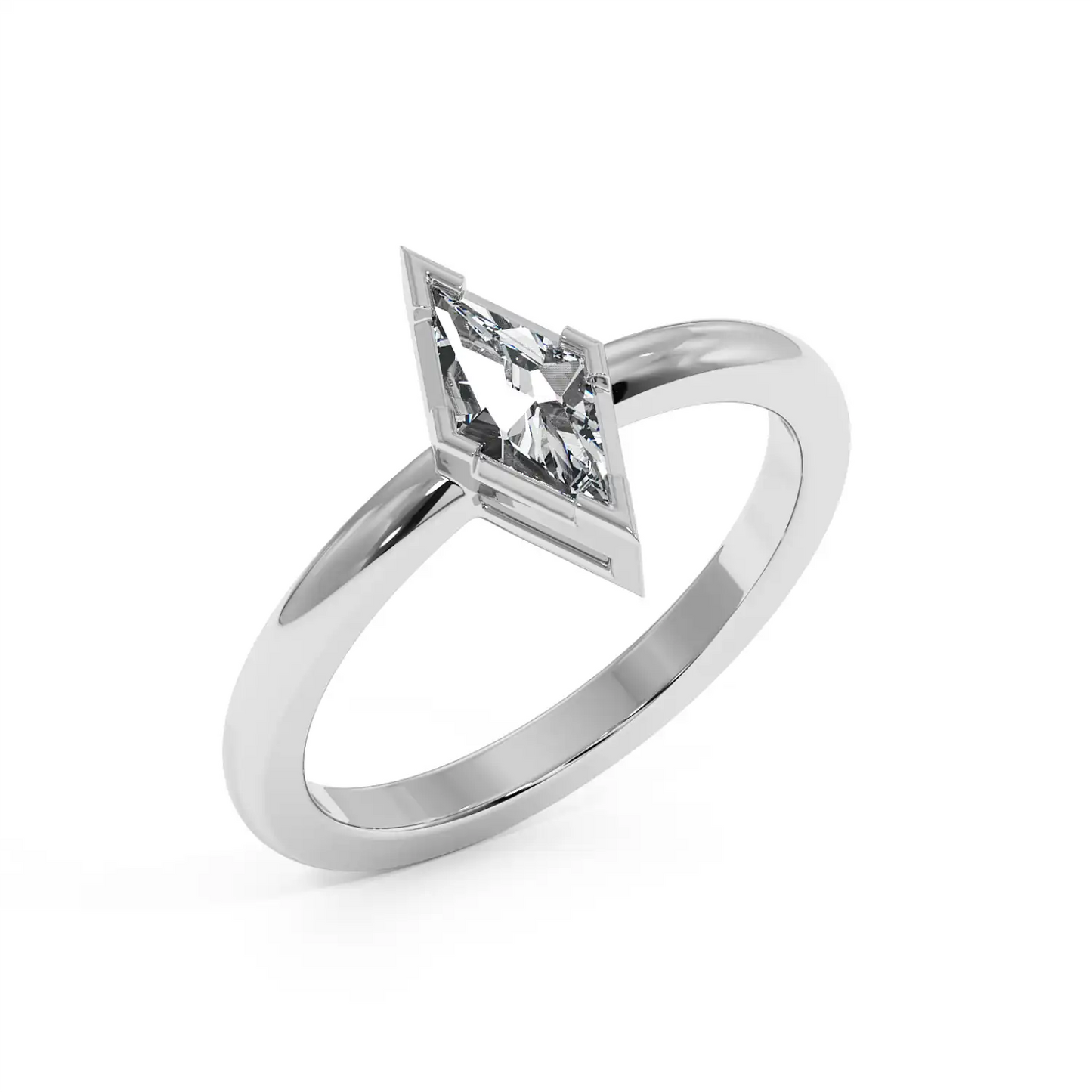 Solitaire Ring - Lozenge