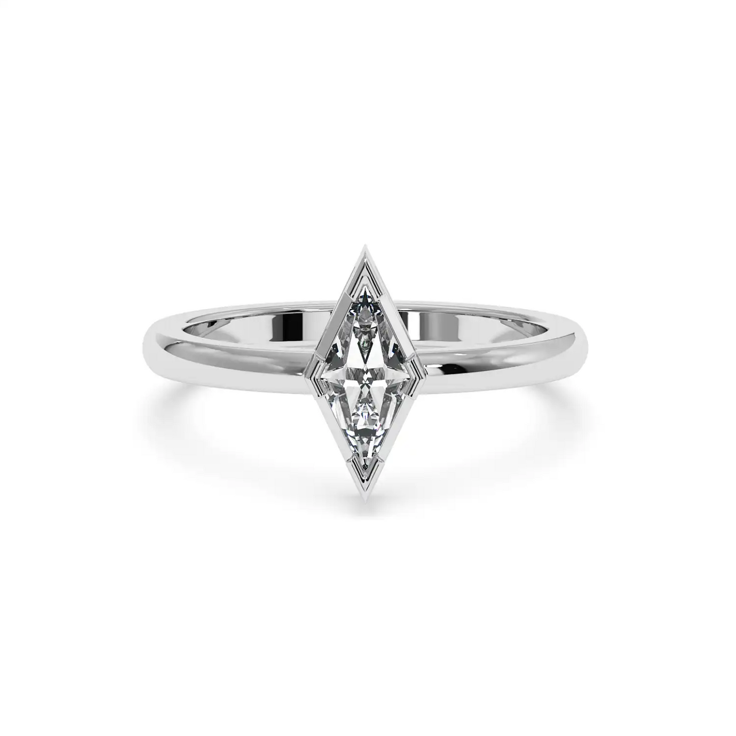 Solitaire Ring - Lozenge