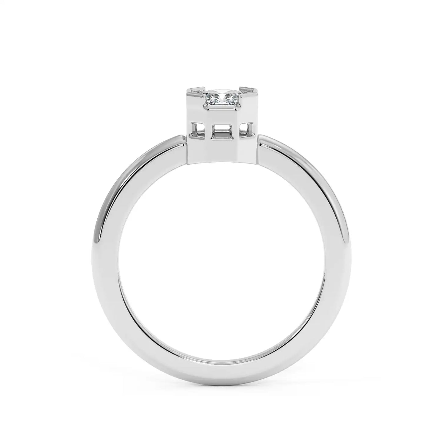 Solitaire Ring - Octagon