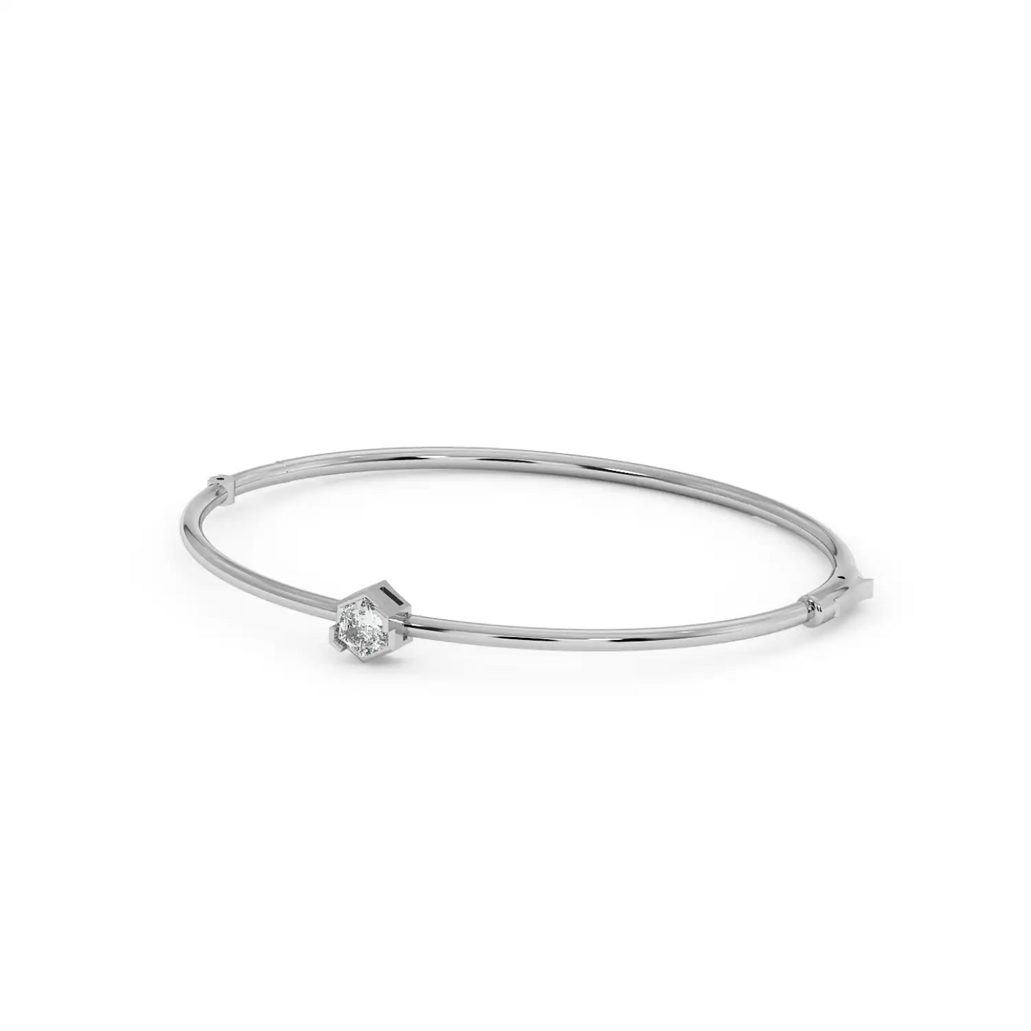 Solitaire Bracelet - Hexagon
