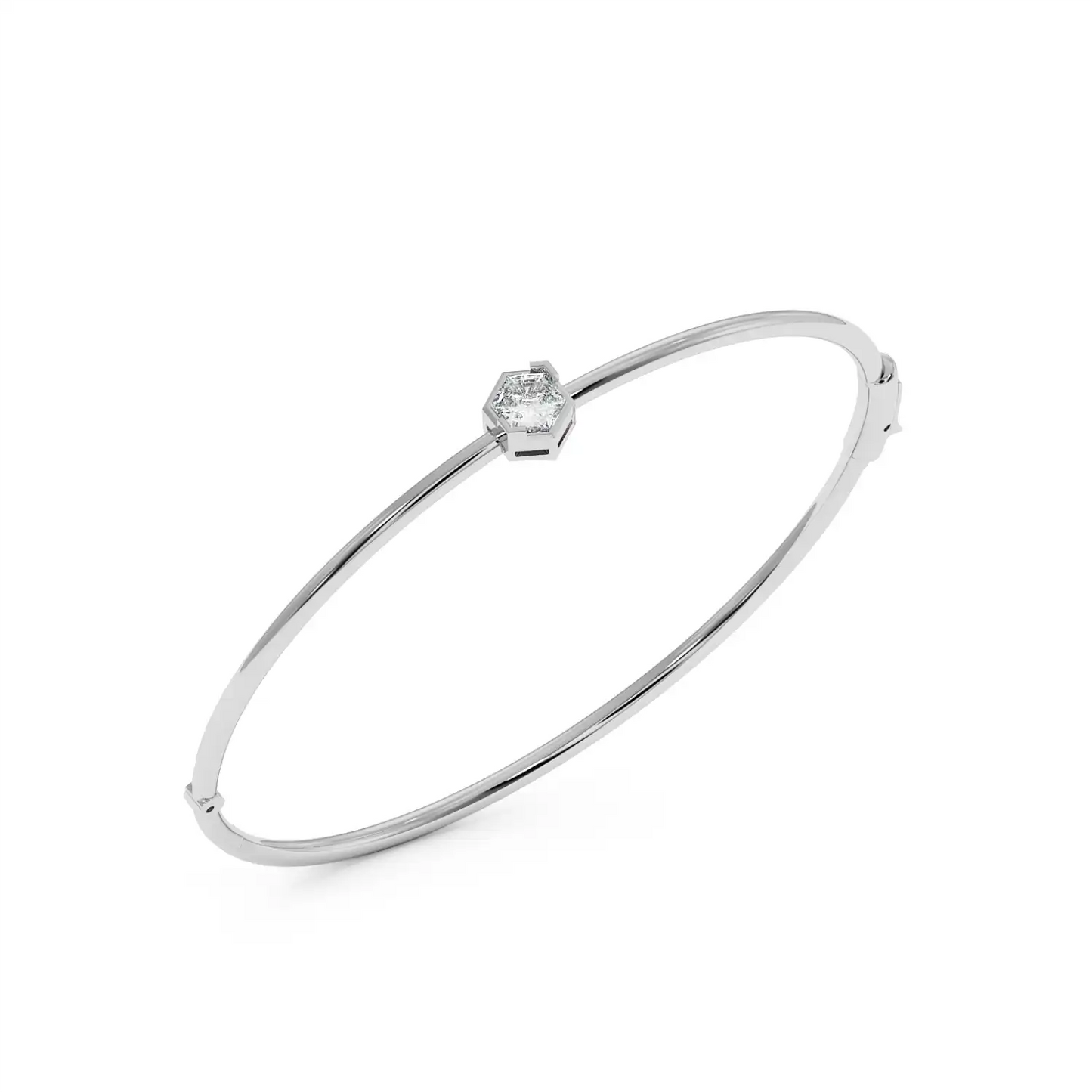 Solitaire Bracelet - Hexagon
