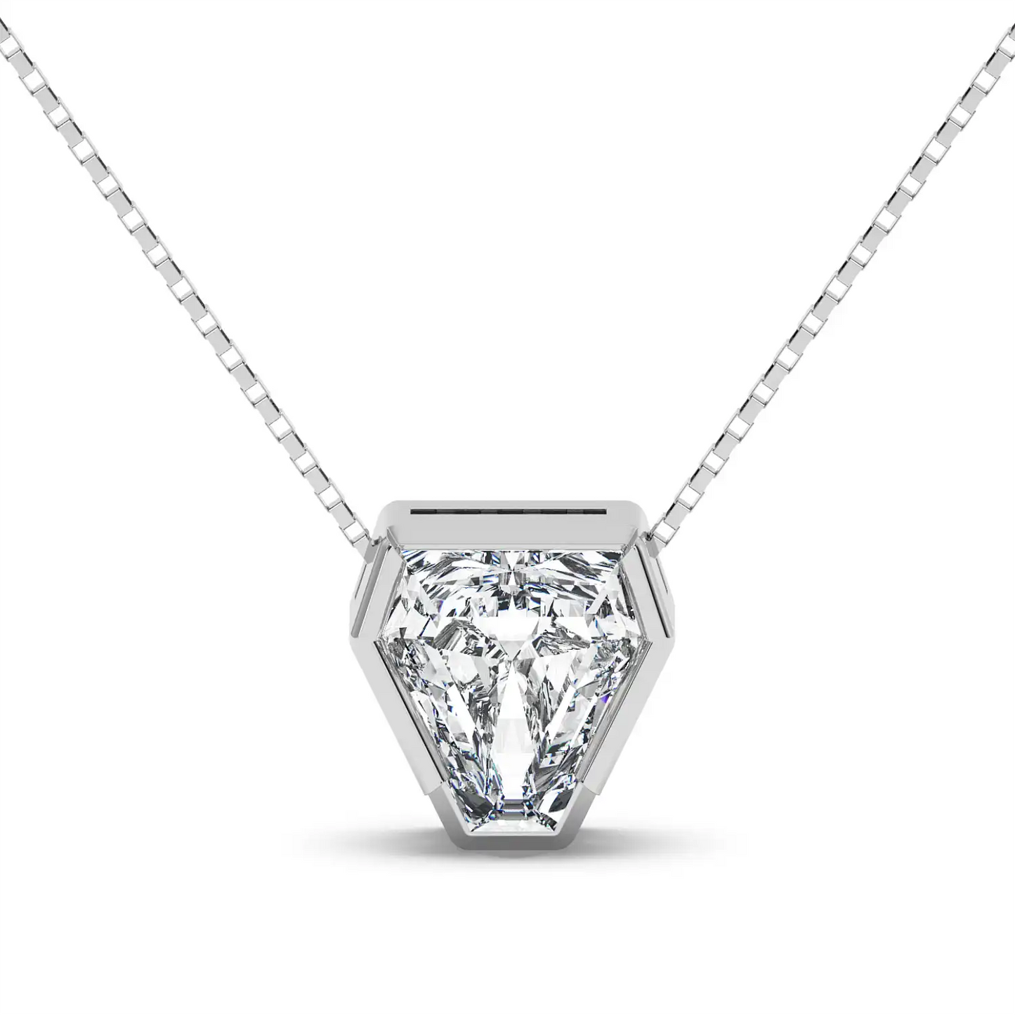 Solitaire Pendant - Coffin