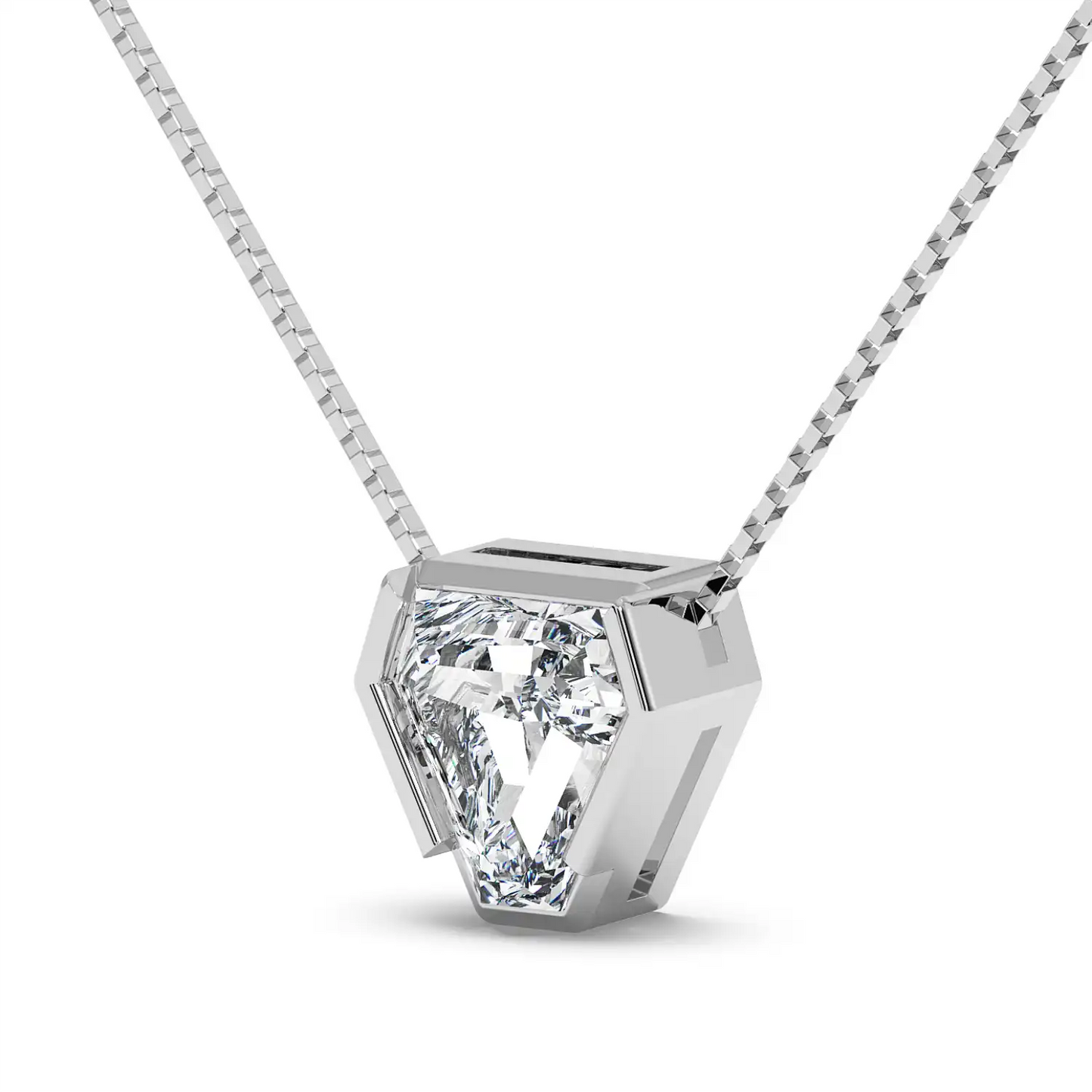 Solitaire Pendant - Coffin
