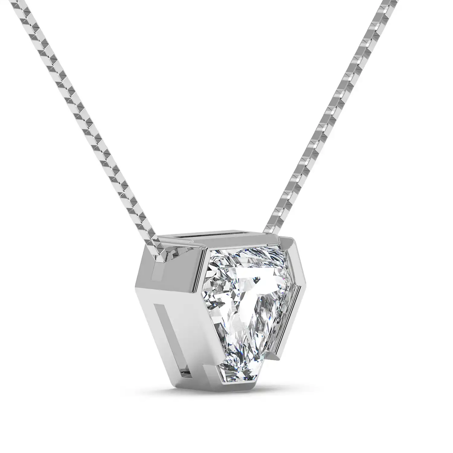 Solitaire Pendant - Coffin