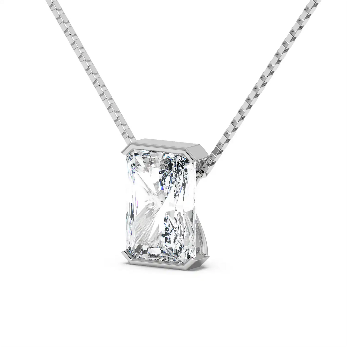 Solitaire Pendant - Radiant