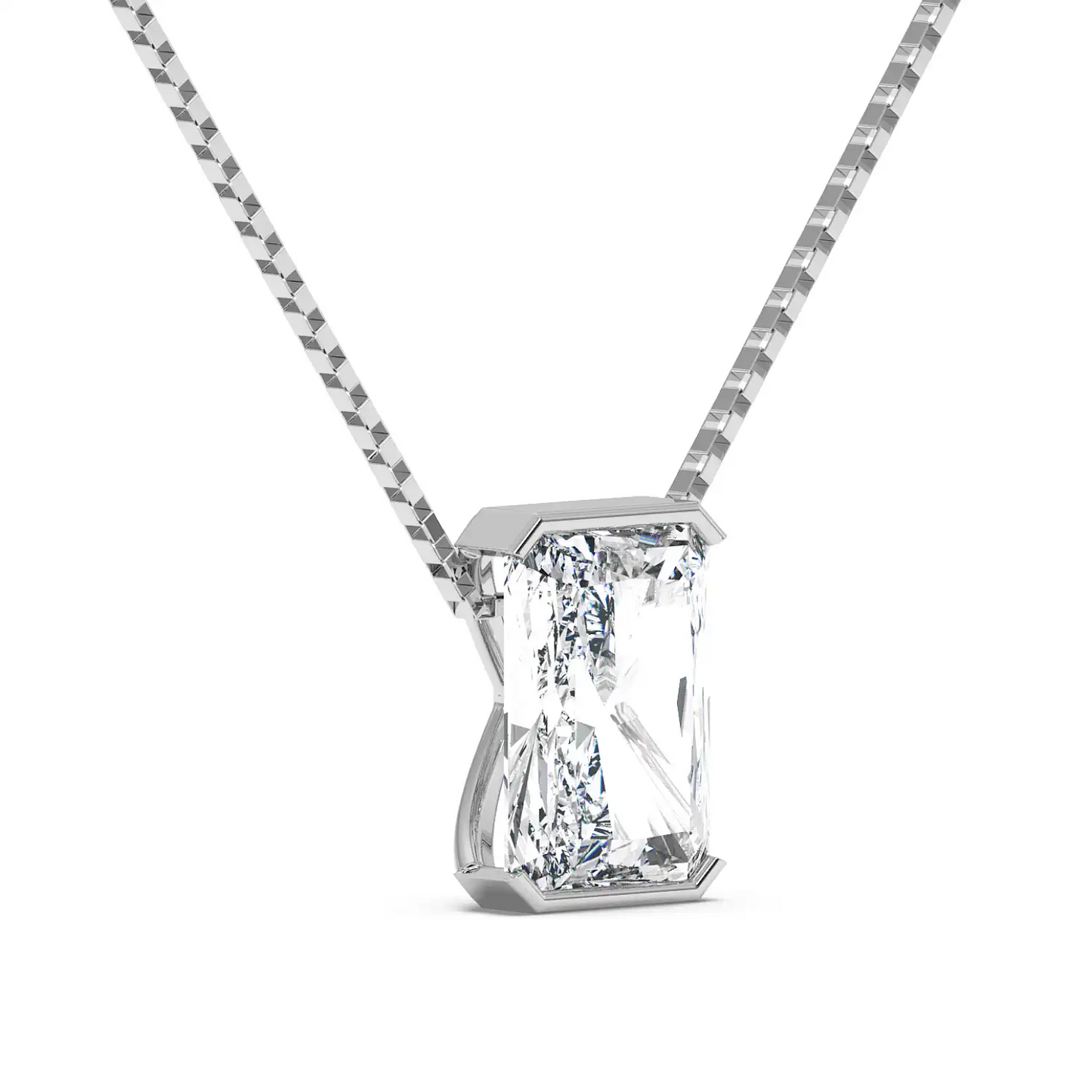 Solitaire Pendant - Radiant