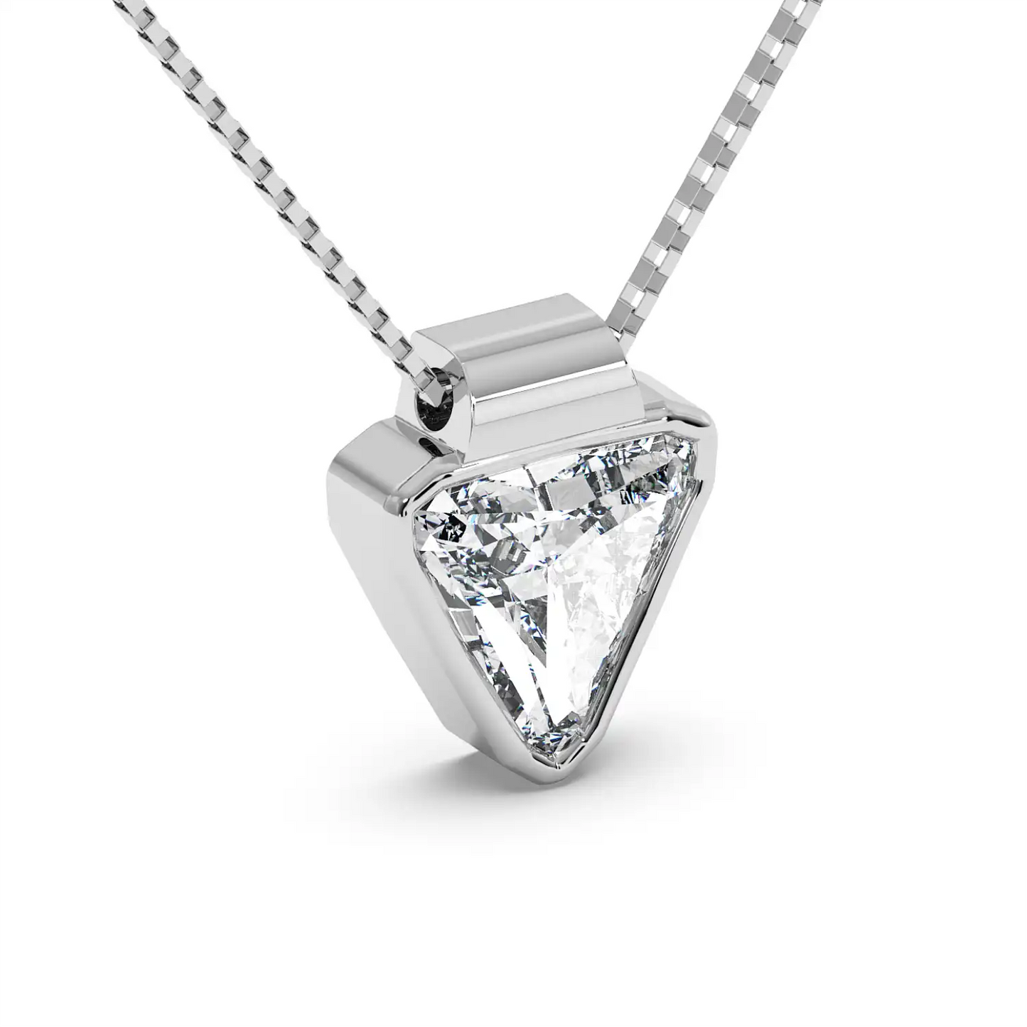 Solitaire Pendant - Trillion