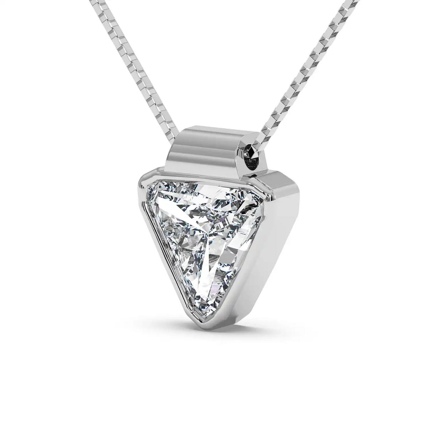 Solitaire Pendant - Trillion