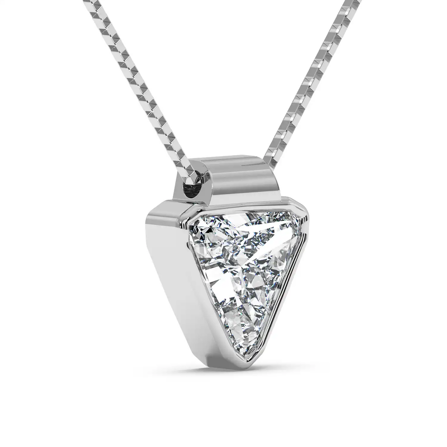 Solitaire Pendant - Trillion
