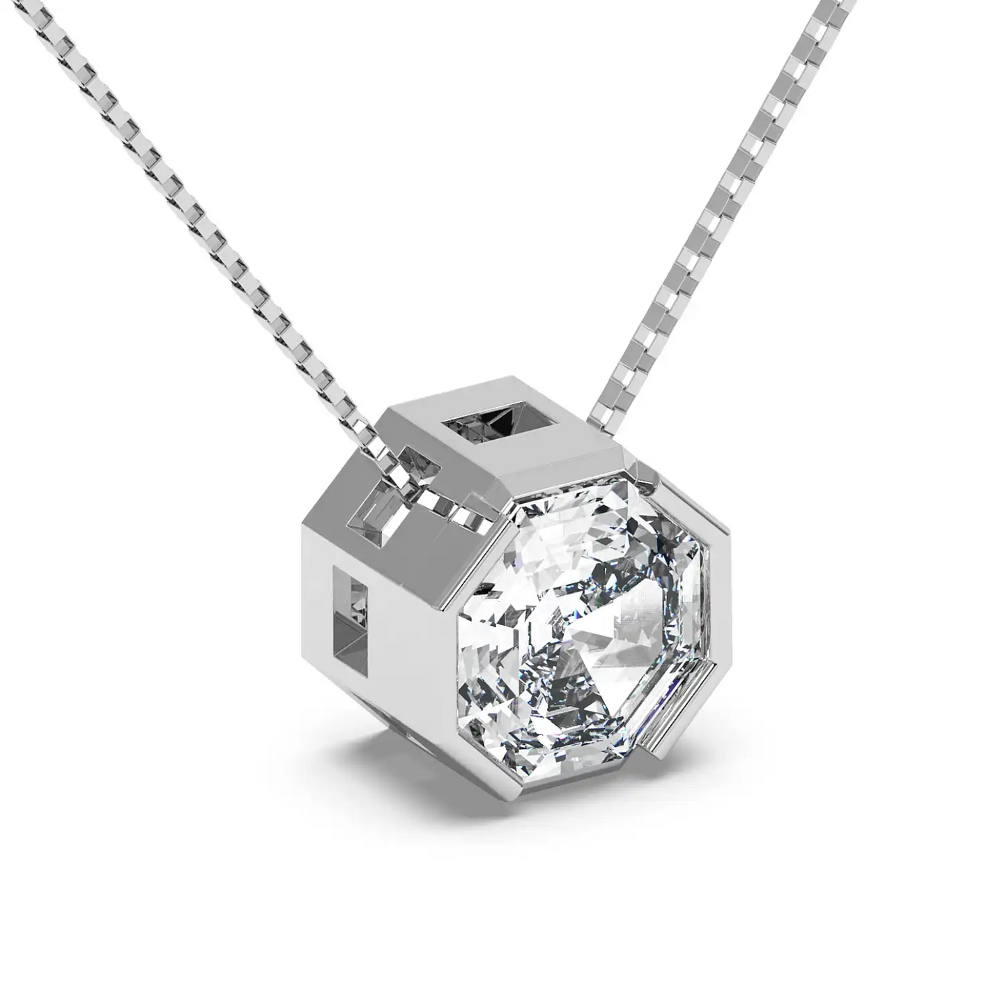Solitaire Pendant - Octagon