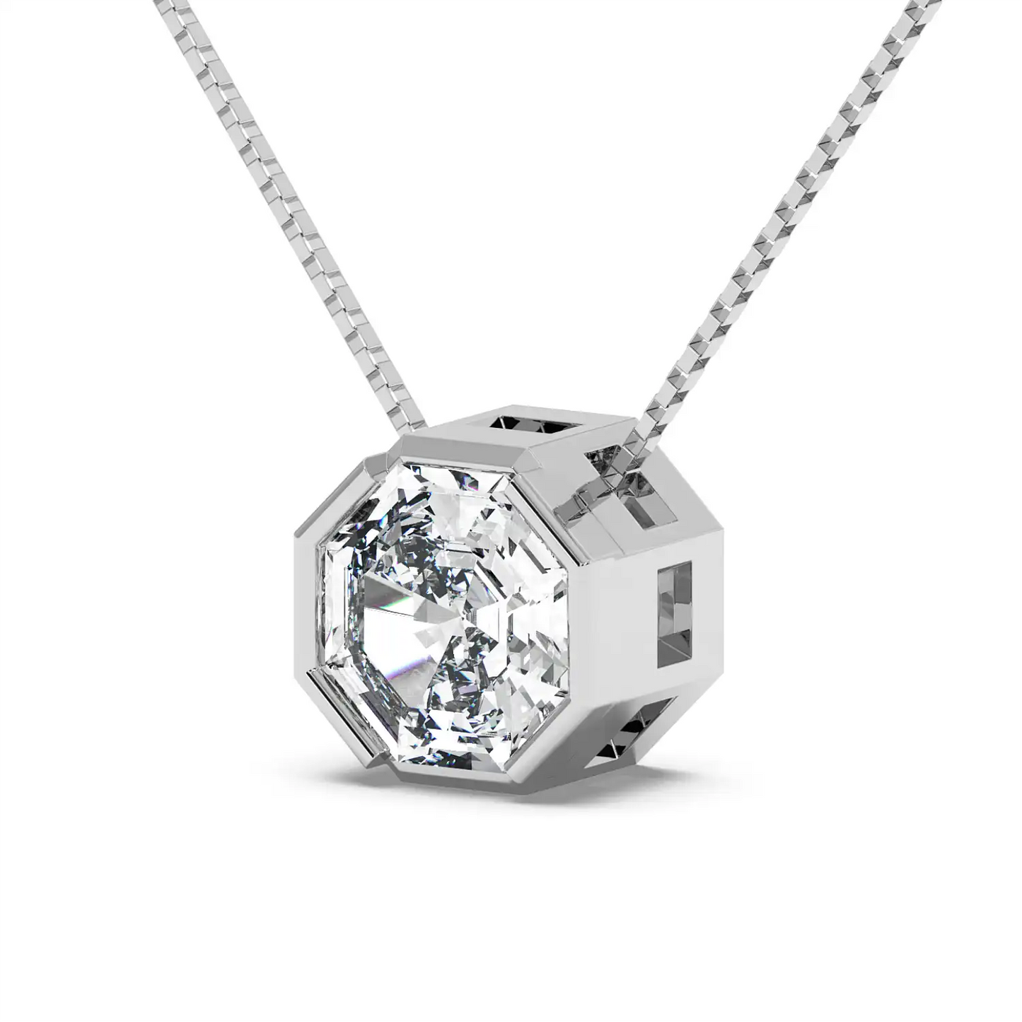 Solitaire Pendant - Octagon