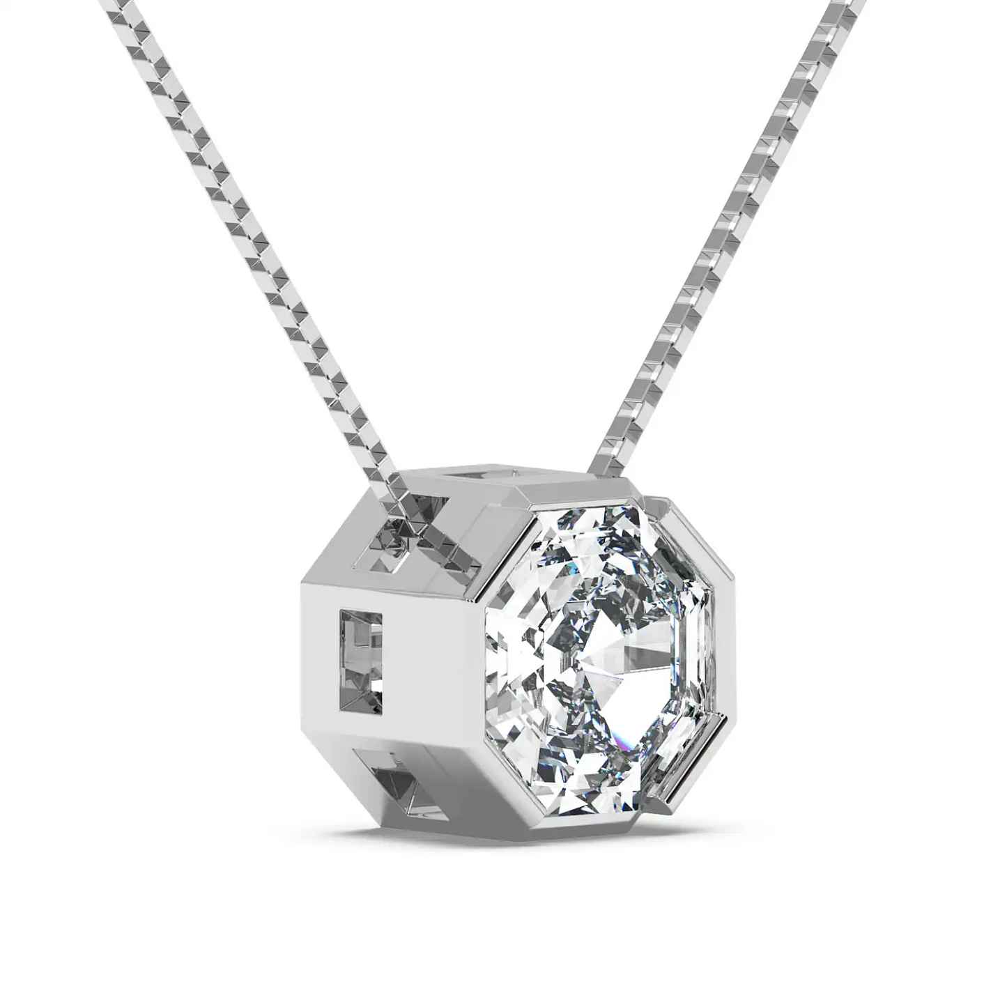 Solitaire Pendant - Octagon