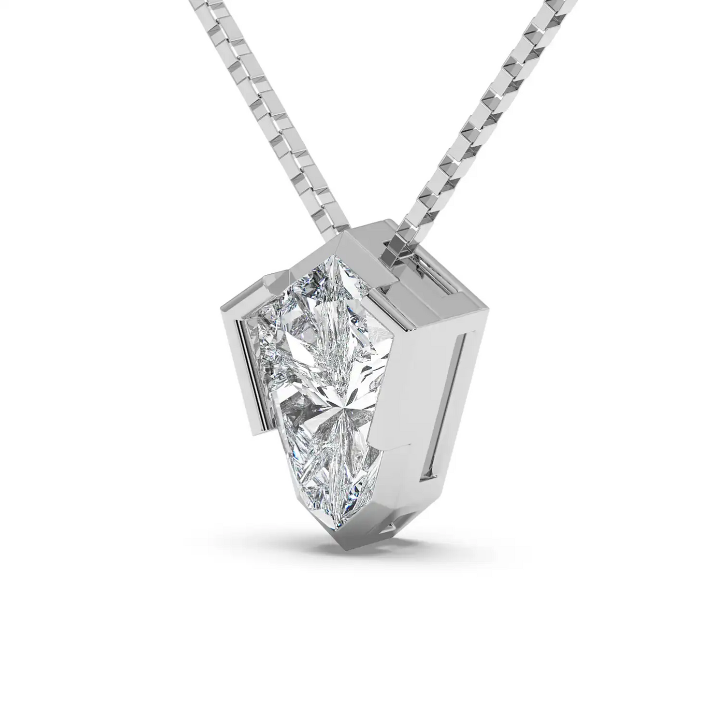 Solitaire Pendant - Shield