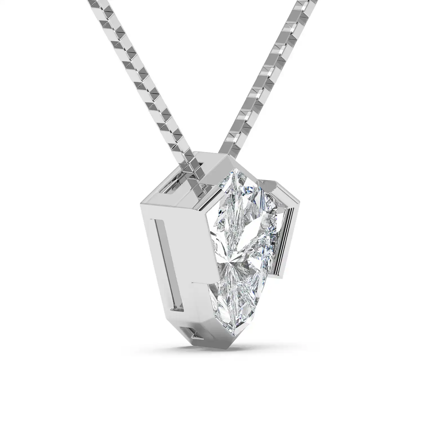 Solitaire Pendant - Shield