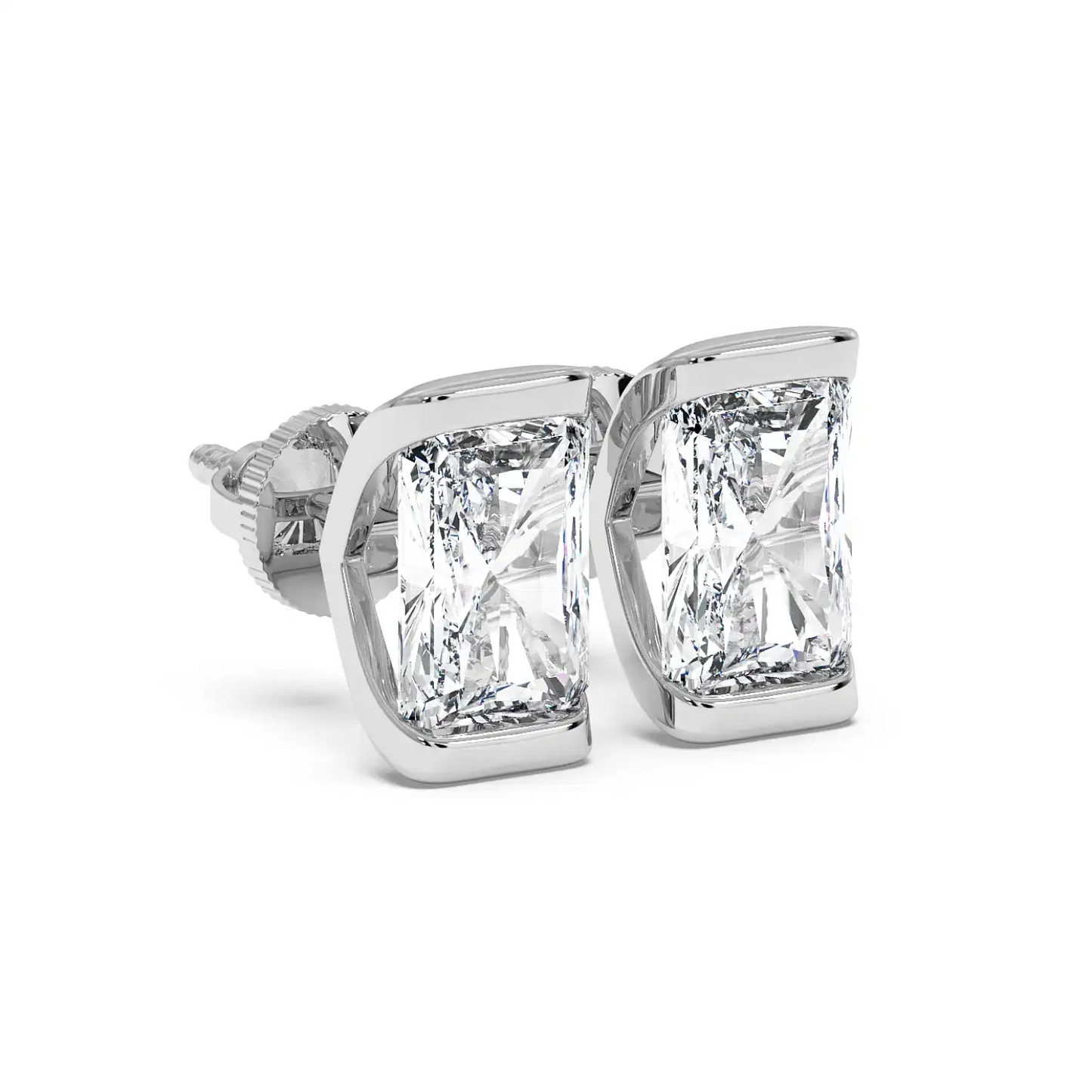 Solitaire Earring - Radiant