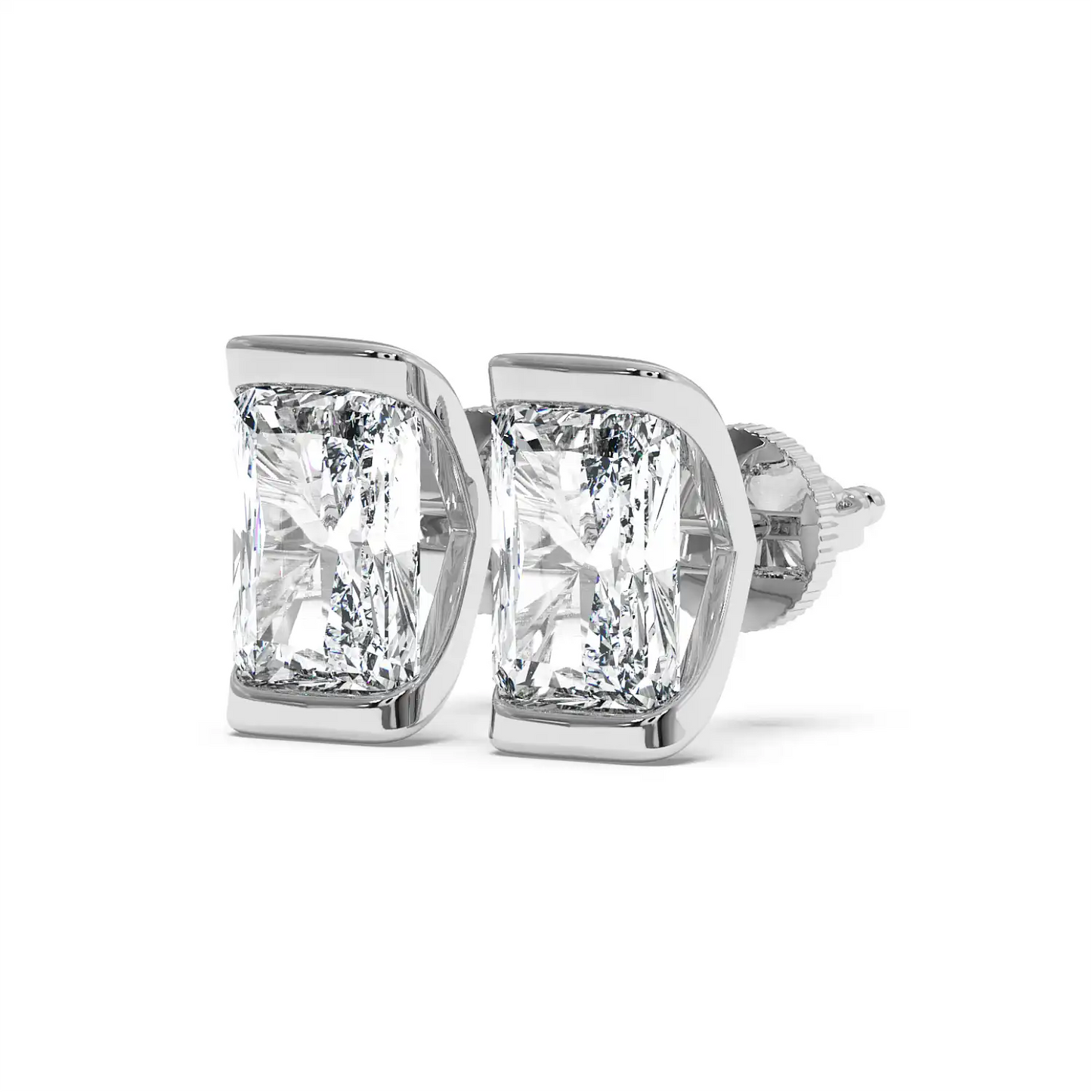 Solitaire Earring - Radiant