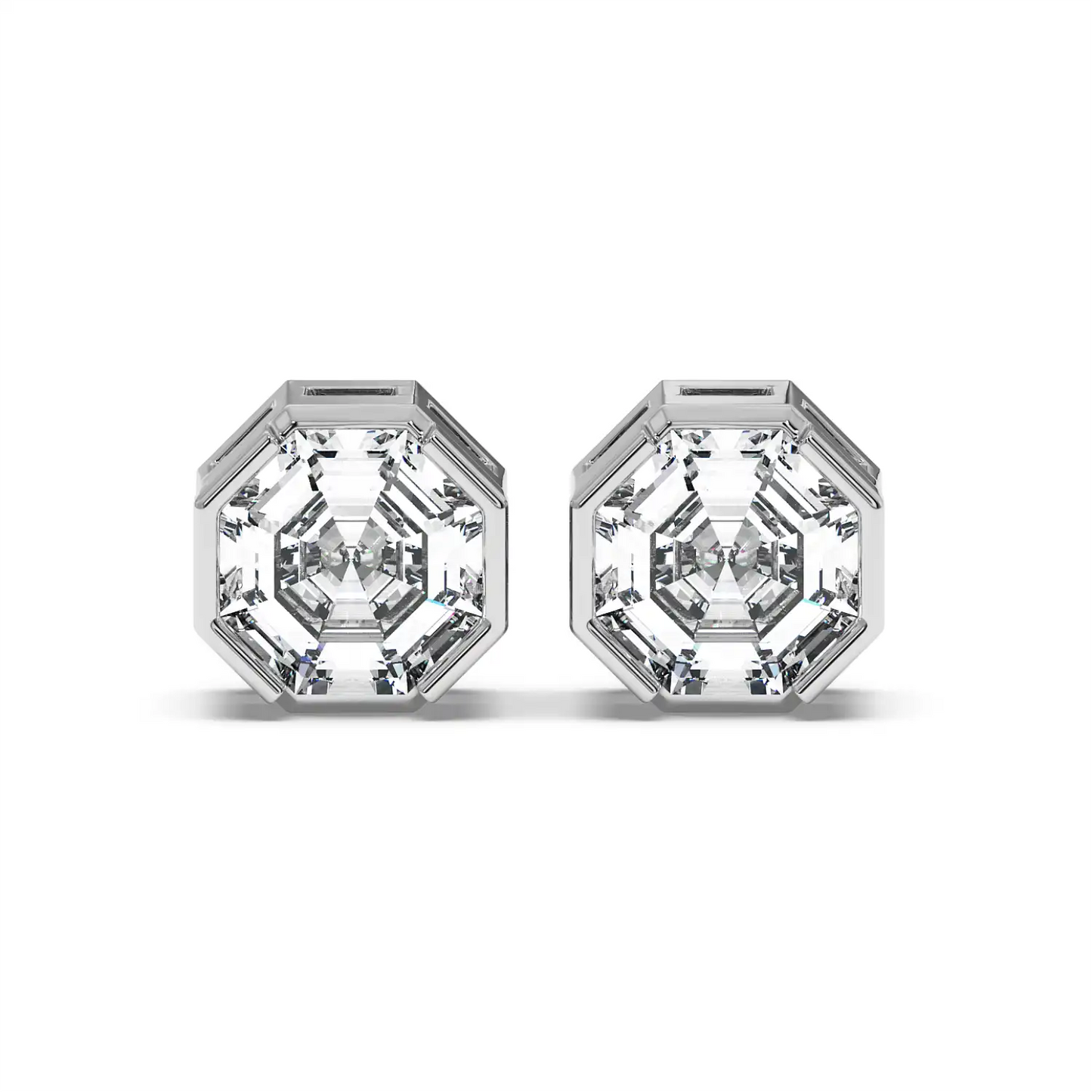 Solitaire Earring - Octagon