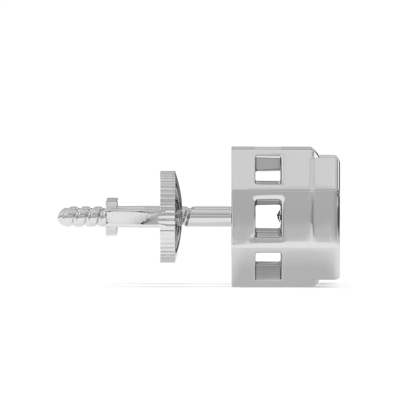 Solitaire Earring - Octagon