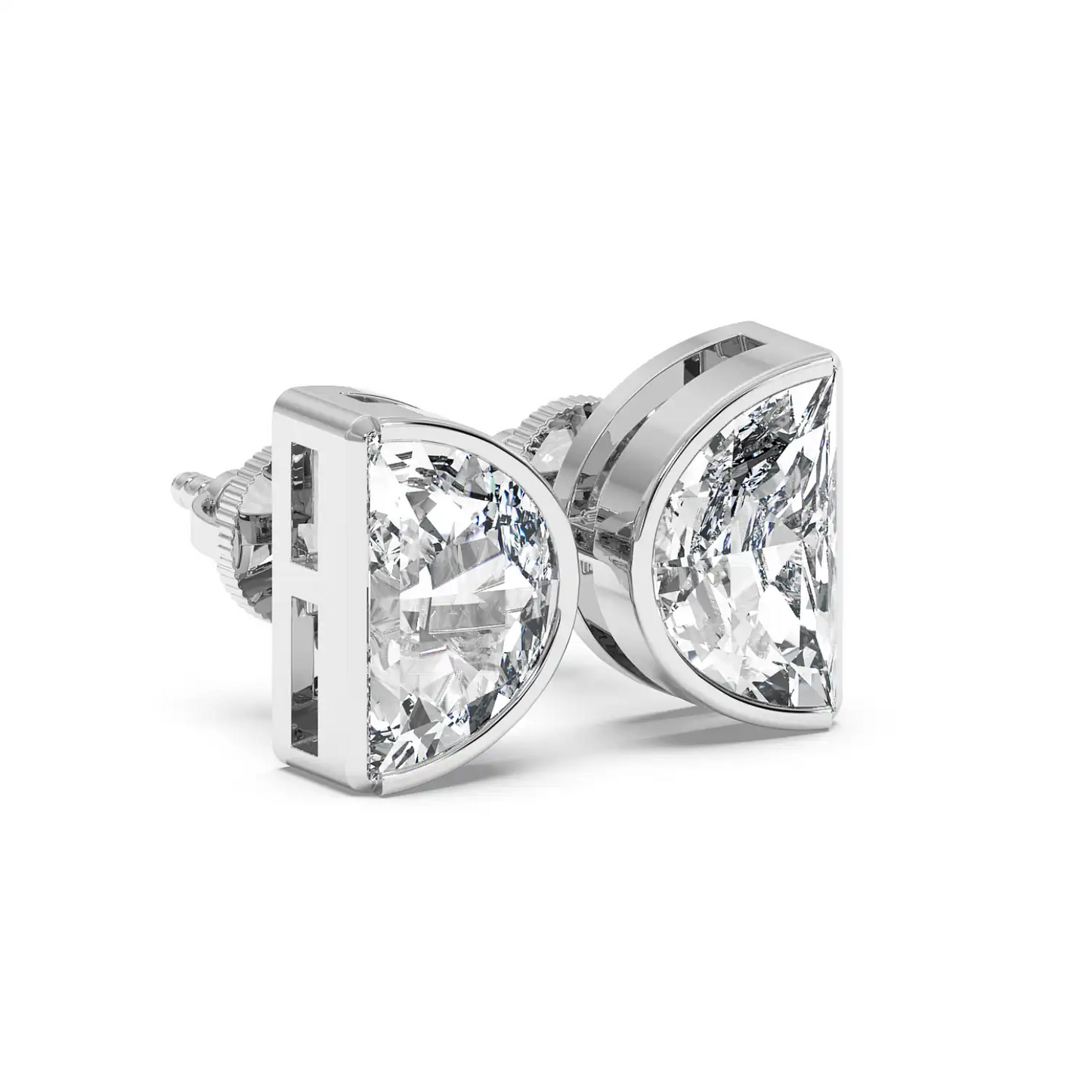 Solitaire Earring - Halfmoon