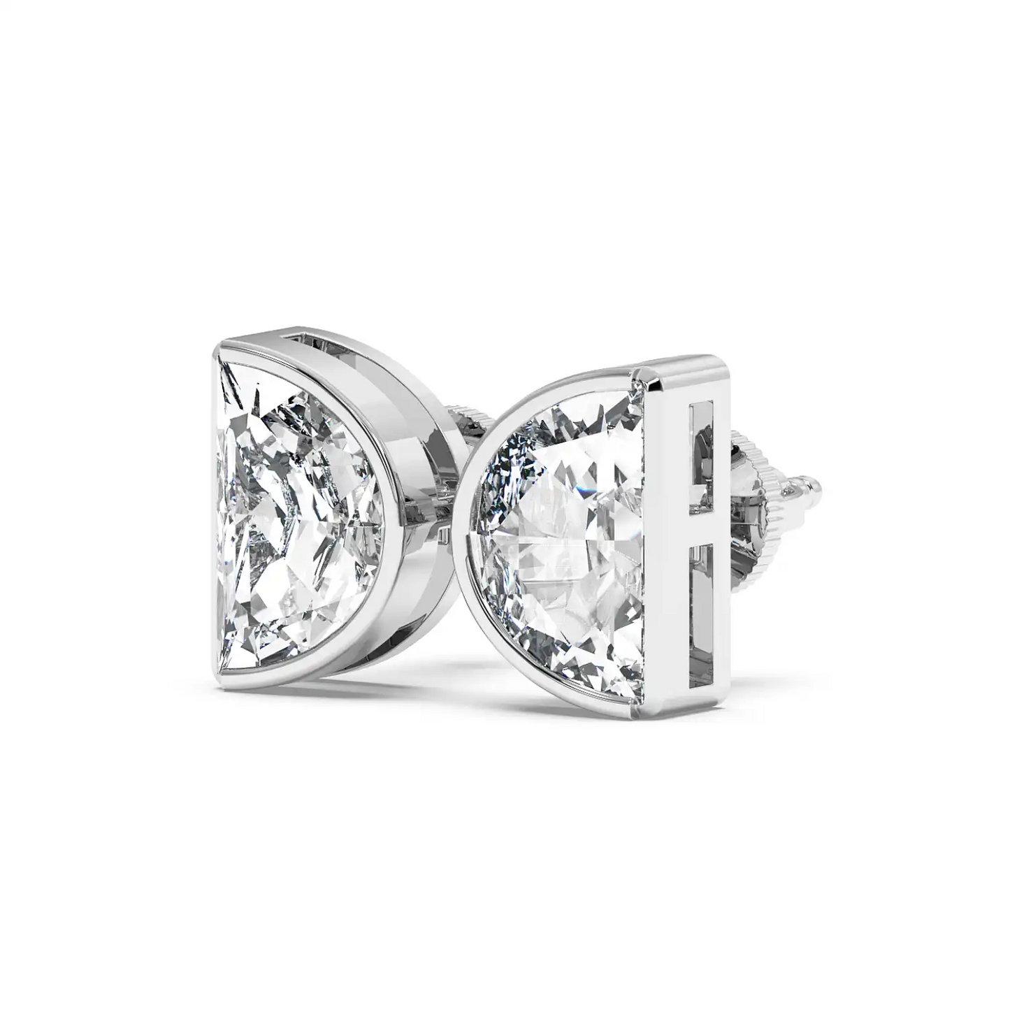 Solitaire Earring - Halfmoon