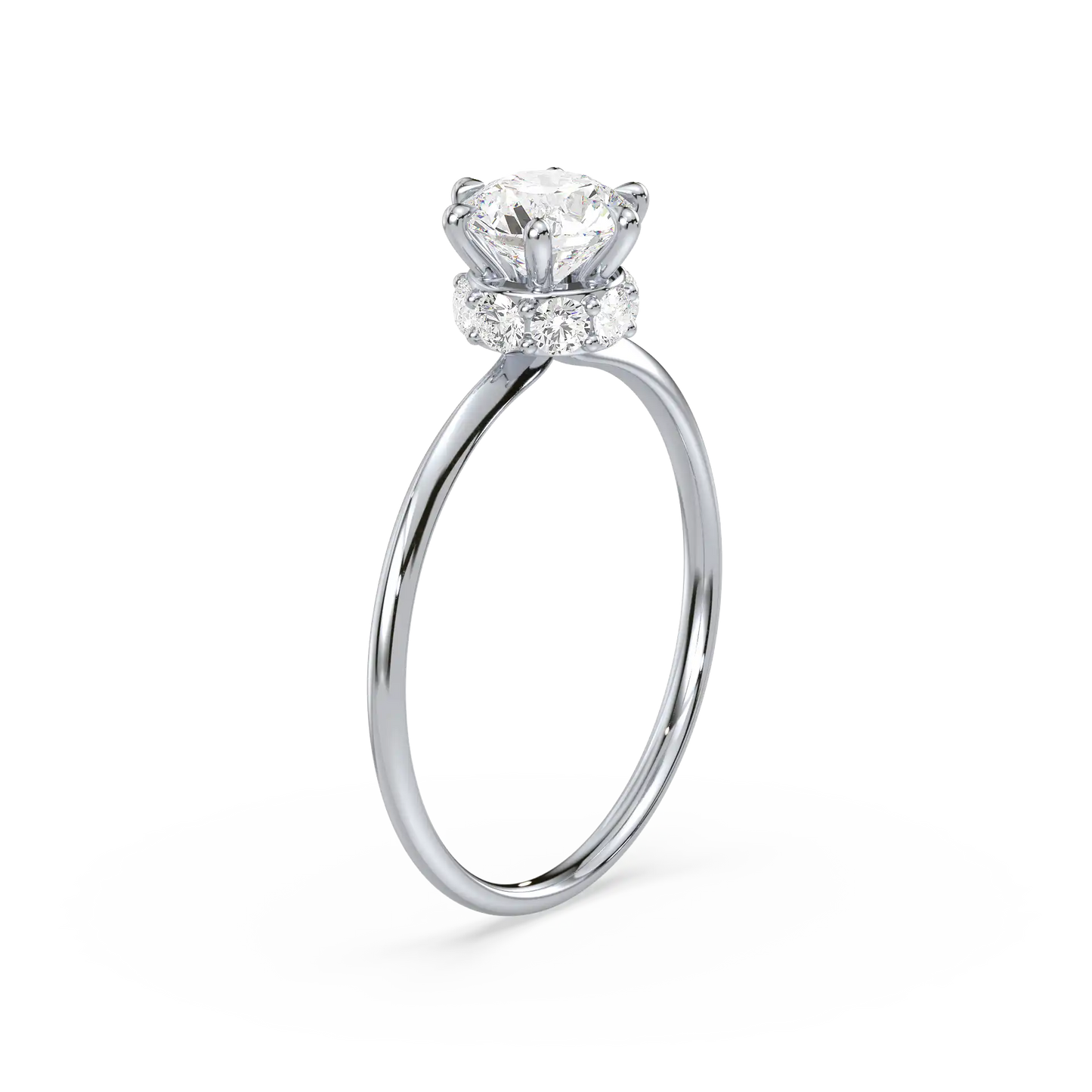 Solitaire Halo Ring
