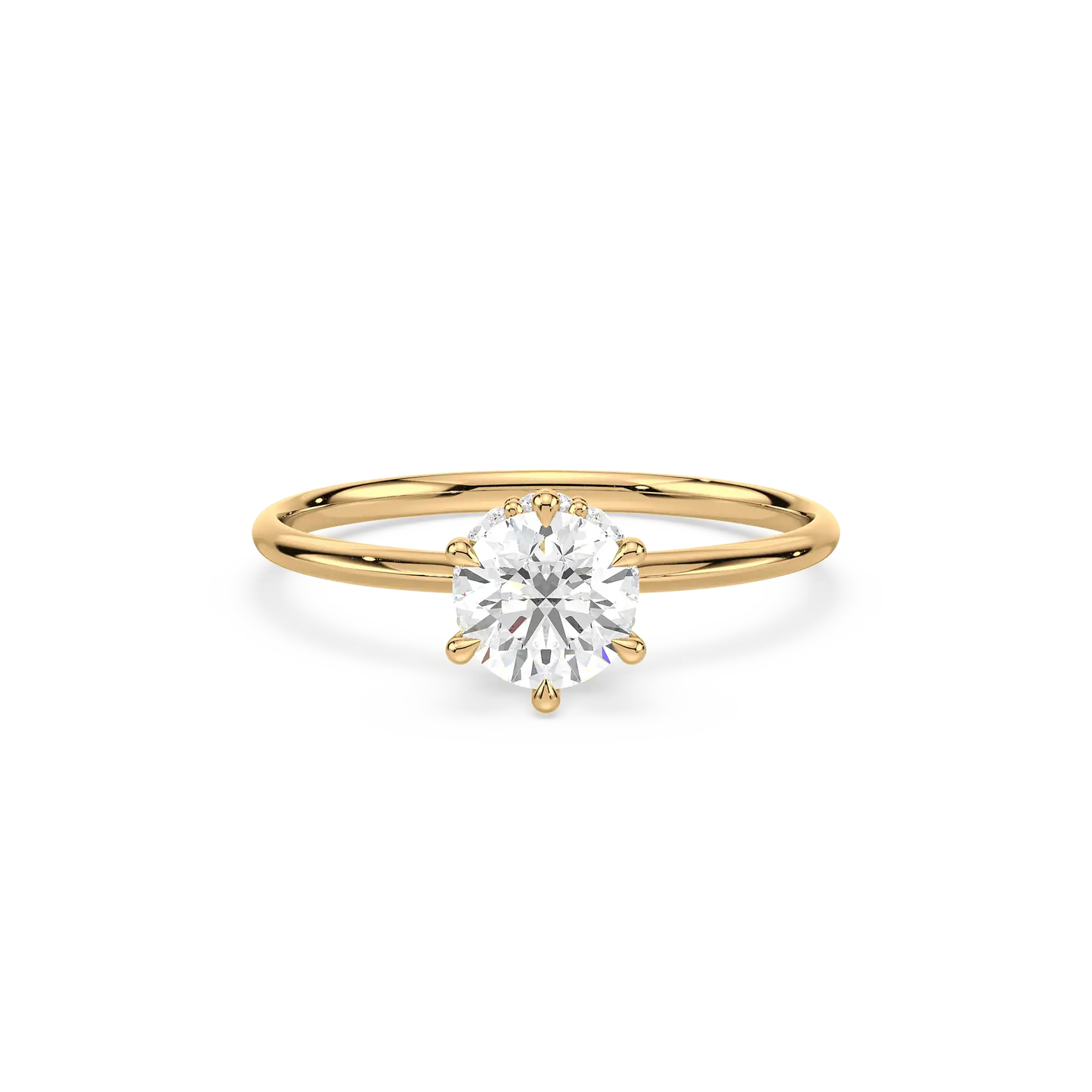 Solitaire Halo Ring