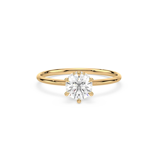 Solitaire Halo Ring